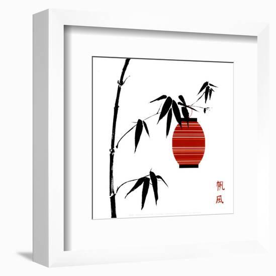Geisha II-Jenny Tsang-Framed Art Print