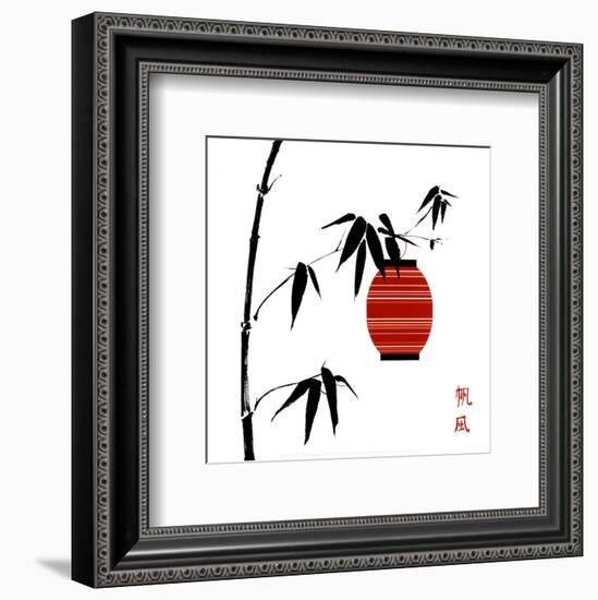 Geisha II-Jenny Tsang-Framed Art Print