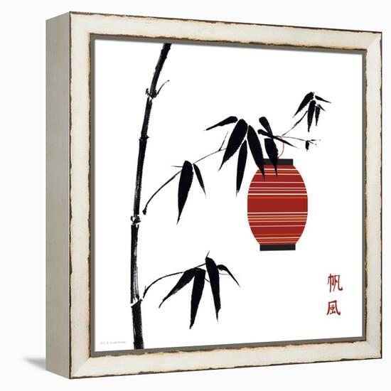 Geisha II-Jenny Tsang-Framed Stretched Canvas