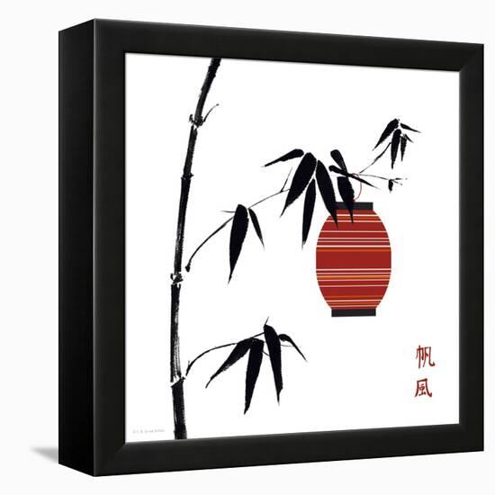 Geisha II-Jenny Tsang-Framed Stretched Canvas