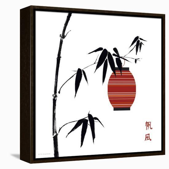 Geisha II-Jenny Tsang-Framed Stretched Canvas