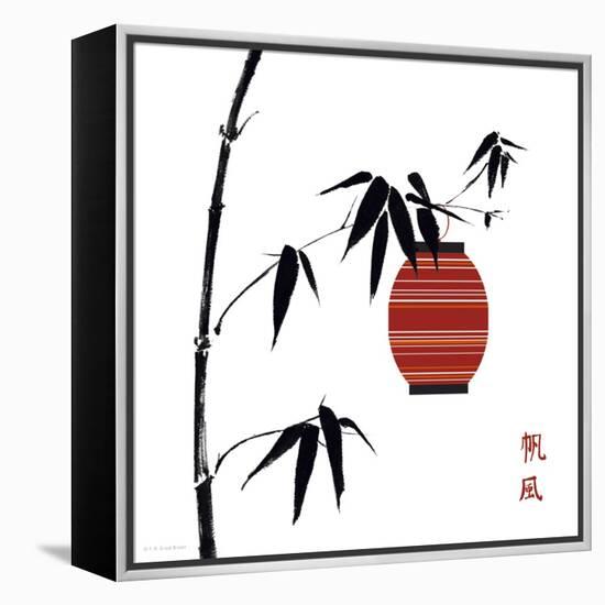 Geisha II-Jenny Tsang-Framed Stretched Canvas