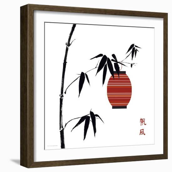 Geisha II-Jenny Tsang-Framed Art Print