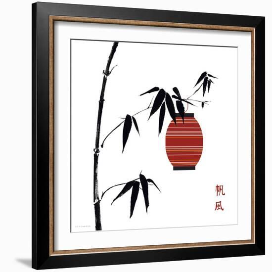 Geisha II-Jenny Tsang-Framed Art Print