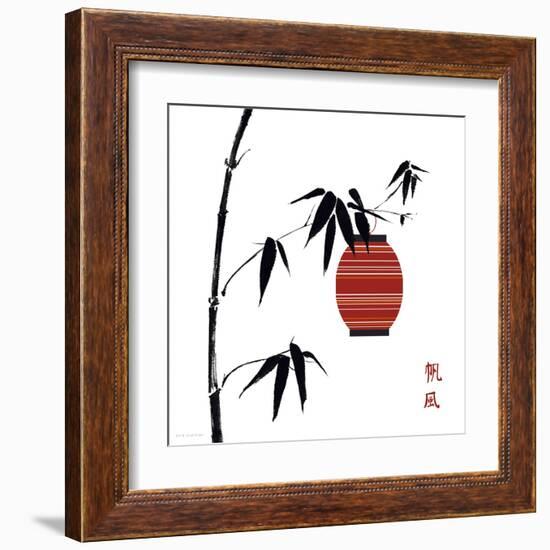 Geisha II-Jenny Tsang-Framed Art Print