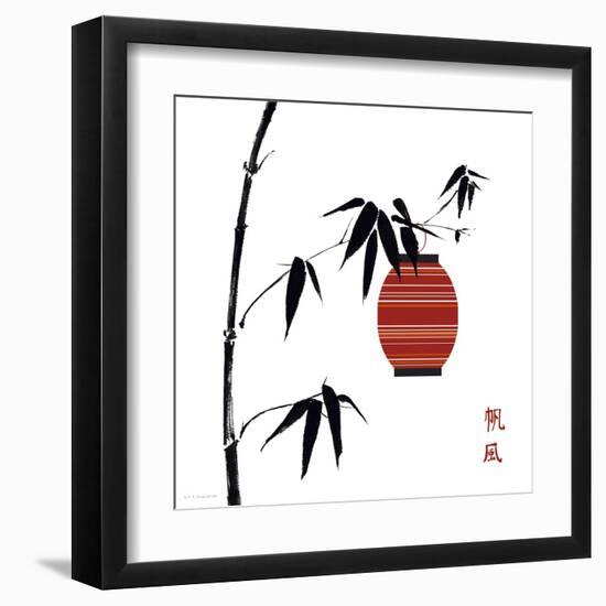 Geisha II-Jenny Tsang-Framed Art Print