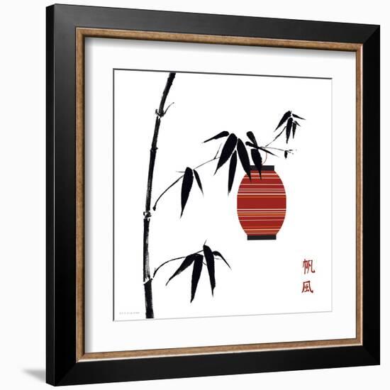 Geisha II-Jenny Tsang-Framed Art Print