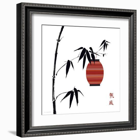 Geisha II-Jenny Tsang-Framed Art Print