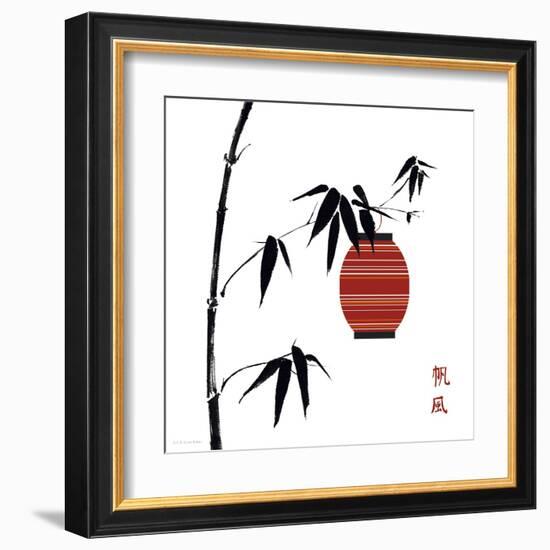 Geisha II-Jenny Tsang-Framed Art Print