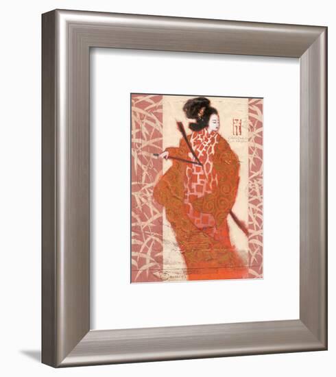 Geisha in Arms-Joadoor-Framed Art Print