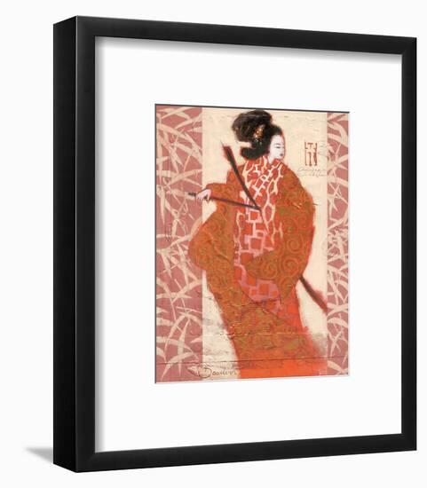 Geisha in Arms-Joadoor-Framed Art Print