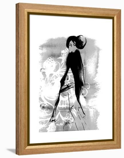 Geisha in Charcoal-FS Studio-Framed Premier Image Canvas