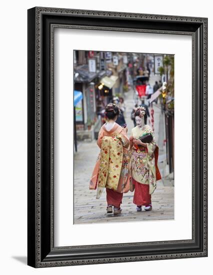 Geisha, Kyoto, Japan-Peter Adams-Framed Photographic Print