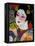 Geisha, Warrior Folk Art, Takamatsu, Shikoku, Japan-Dave Bartruff-Framed Premier Image Canvas