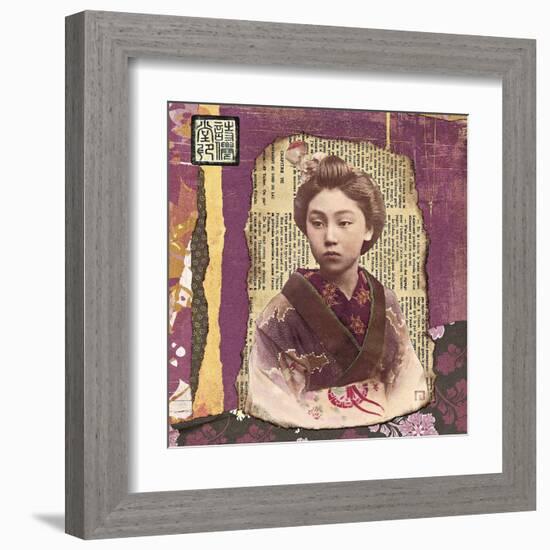 Geisha-Gwenaëlle Trolez-Framed Art Print