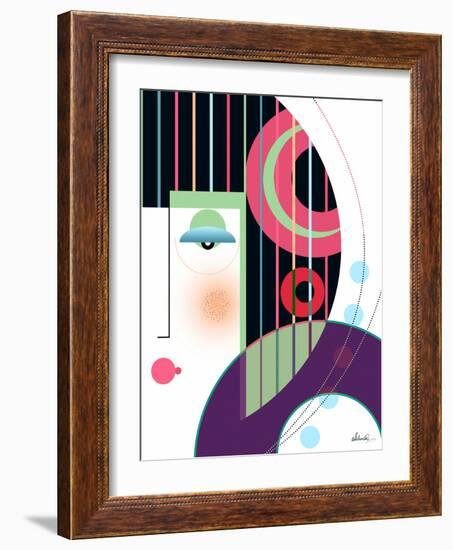 Geisha-Ishita Banerjee-Framed Art Print