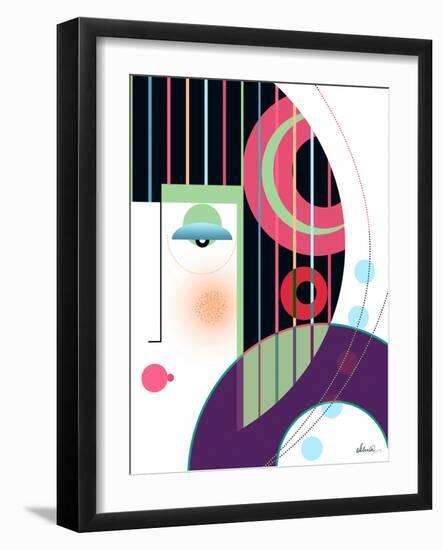 Geisha-Ishita Banerjee-Framed Art Print