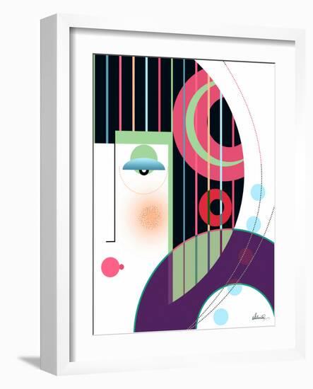 Geisha-Ishita Banerjee-Framed Art Print