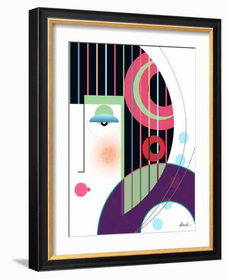 Geisha-Ishita Banerjee-Framed Art Print