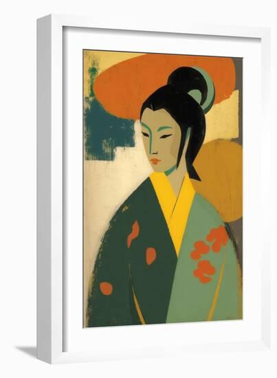 Geisha-Treechild-Framed Giclee Print