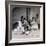 Geishas at Dinner, Tokyo, Japan, 1904-Underwood & Underwood-Framed Photographic Print