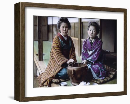 Geishas Kodamasan & Yobokichi-Waldemar Abegg-Framed Premium Giclee Print