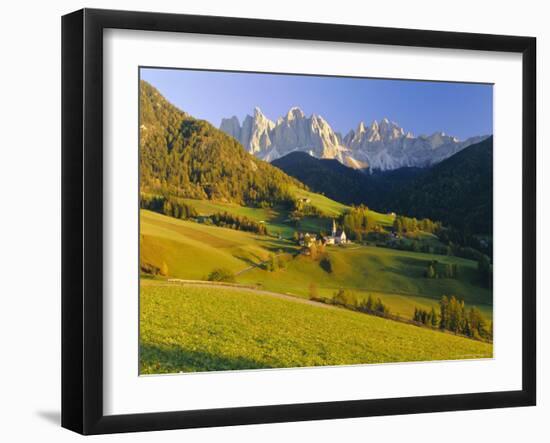 Geisler Gruppe, Geislerspitzen, the Dolomites, Trentino-Alto Adige, Italy, Europe-Gavin Hellier-Framed Photographic Print