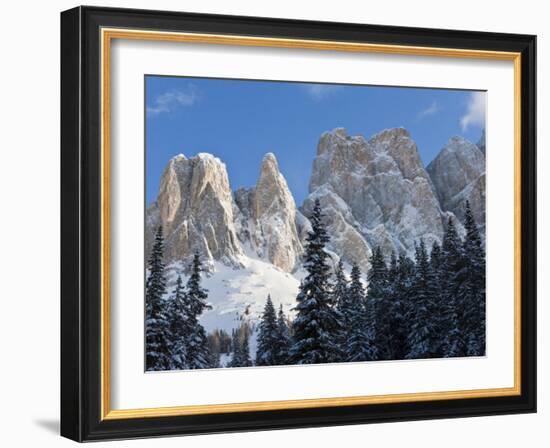 Geisler Spitzen, Val Di Funes, Italian Dolomites Mountains, Trentino-Alto Adige, Italy-Gavin Hellier-Framed Photographic Print