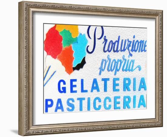 Gelateria Pasticceria-Tosh-Framed Art Print