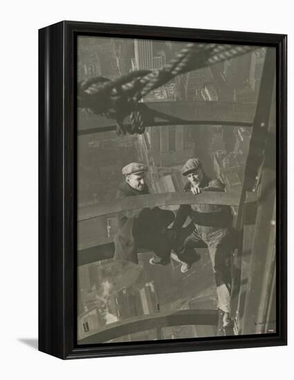 (Gelatin Silver Print)-Lewis Wickes Hine-Framed Premier Image Canvas