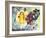 Gelb - rot - blau-Wassily Kandinsky-Framed Art Print