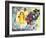 Gelb - rot - blau-Wassily Kandinsky-Framed Art Print