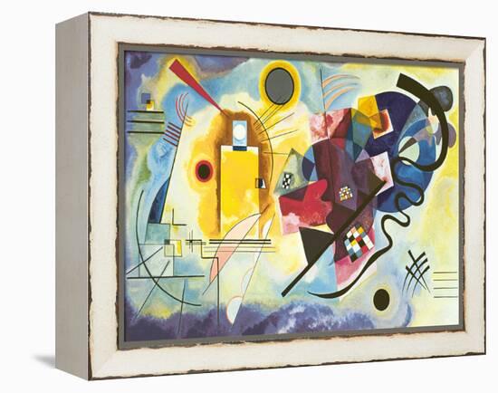 Gelb - rot - blau-Wassily Kandinsky-Framed Stretched Canvas