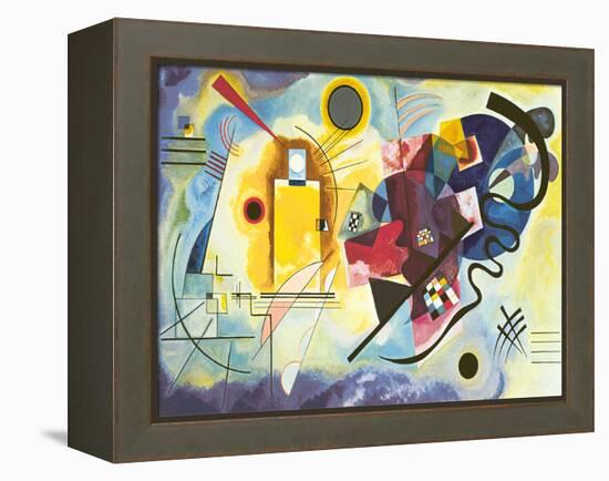 Gelb - rot - blau-Wassily Kandinsky-Framed Stretched Canvas