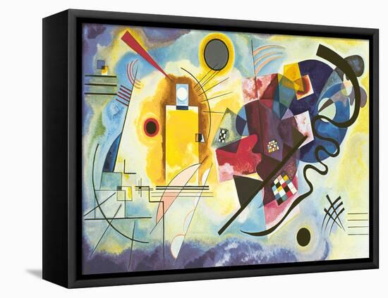 Gelb - rot - blau-Wassily Kandinsky-Framed Stretched Canvas
