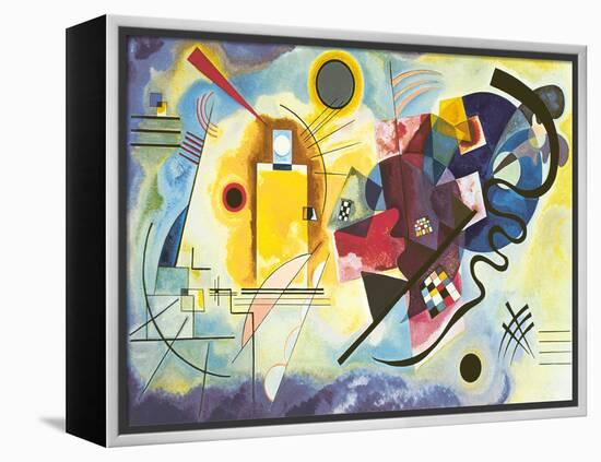 Gelb - rot - blau-Wassily Kandinsky-Framed Stretched Canvas