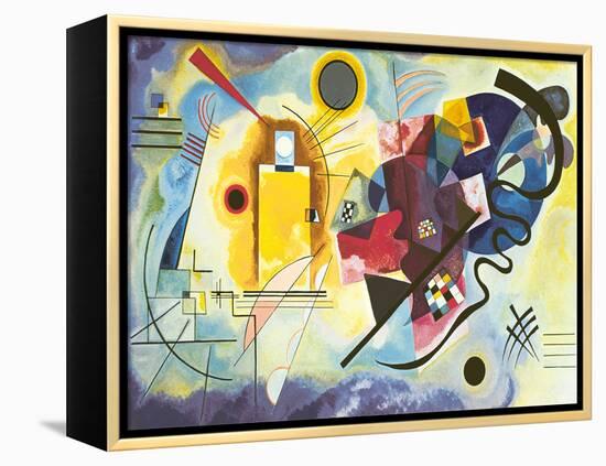 Gelb - rot - blau-Wassily Kandinsky-Framed Stretched Canvas