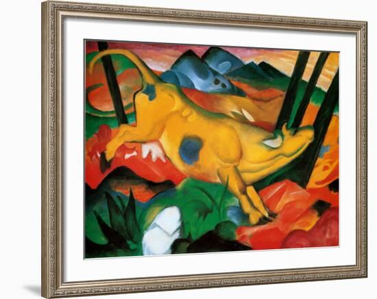 Gelbe Kuh, c.1911-Franz Marc-Framed Art Print