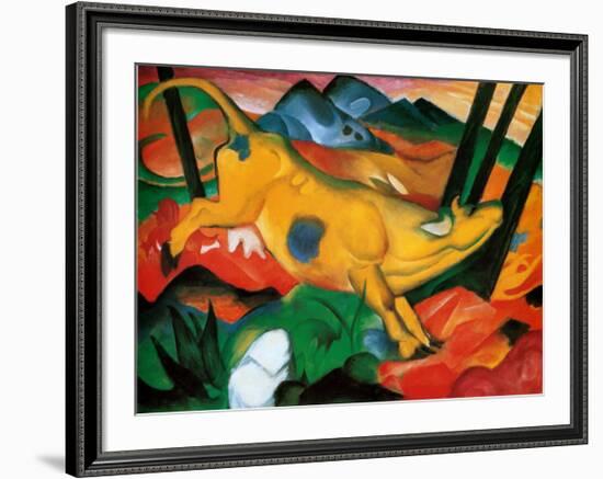 Gelbe Kuh, c.1911-Franz Marc-Framed Art Print