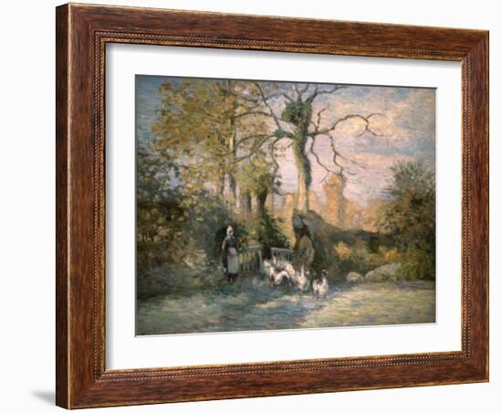 Gelée blanche-Camille Pissarro-Framed Giclee Print