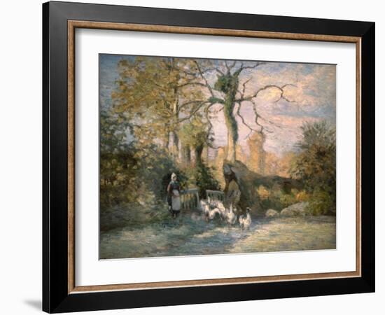 Gelée blanche-Camille Pissarro-Framed Giclee Print