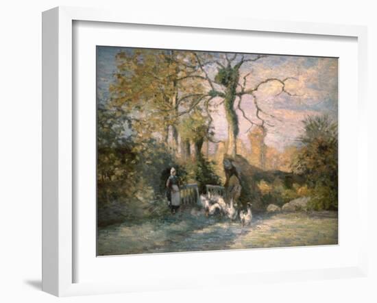 Gelée blanche-Camille Pissarro-Framed Giclee Print