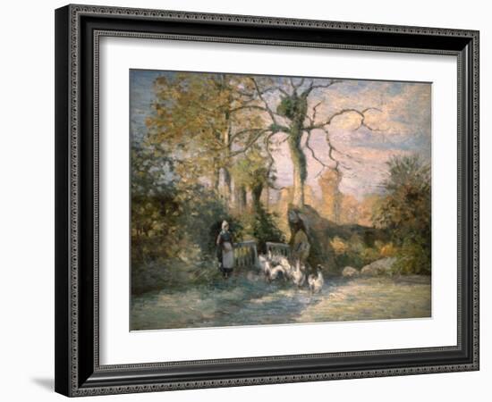 Gelée blanche-Camille Pissarro-Framed Giclee Print