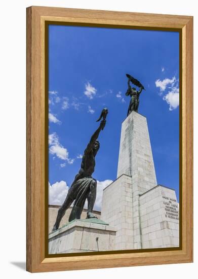 Gellert Hill, the Liberation Monument-Massimo Borchi-Framed Premier Image Canvas