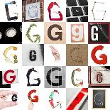 Collage With 25 Images With Letter D-gemenacom-Art Print