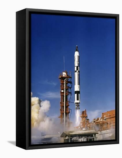 Gemini 12 Astronauts Lift Off Aboard a Titan Launch Vehicle-Stocktrek Images-Framed Premier Image Canvas