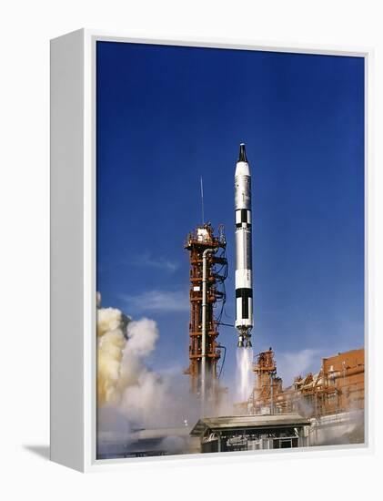 Gemini 12 Astronauts Lift Off Aboard a Titan Launch Vehicle-Stocktrek Images-Framed Premier Image Canvas