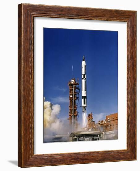 Gemini 12 Astronauts Lift Off Aboard a Titan Launch Vehicle-Stocktrek Images-Framed Photographic Print