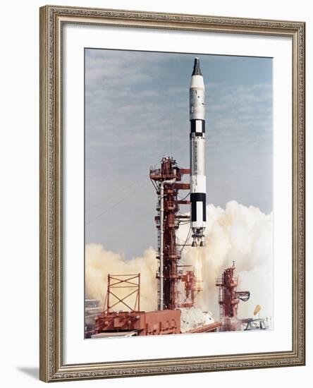 Gemini 12 Space Capsule-null-Framed Photographic Print