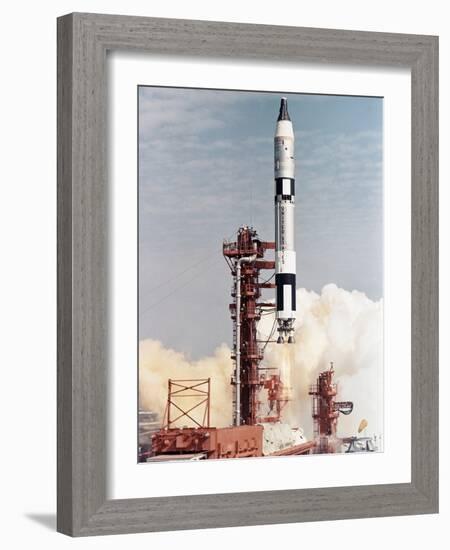 Gemini 12 Space Capsule-null-Framed Photographic Print